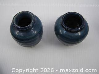 MaxSold Auction: Old Mini Studio Pottery Vases x 2 - Esquimalt (British Columbia, Canada) SELLER MANAGED Downsizing Online Auction - Yarrow Place