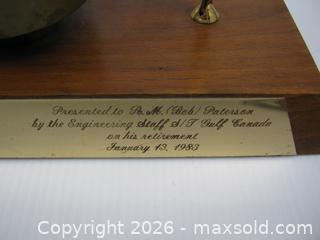 MaxSold Auction: Old Presentation Pen Stand w/ Original Prototype Vortometric MK 1 Burner 1969 - Esquimalt (British Columbia, Canada) SELLER MANAGED Downsizing Online Auction - Yarrow Place