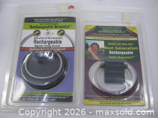 MaxSold Auction: Old Rechargeable Ionic Bracelets x 2 - Esquimalt (British Columbia, Canada) SELLER MANAGED Downsizing Online Auction - Yarrow Place