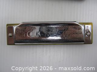 MaxSold Auction: Old Suzuki Folk Master 10 Hole Diatonic Harmonica Model 1072 - Esquimalt (British Columbia, Canada) SELLER MANAGED Downsizing Online Auction - Yarrow Place