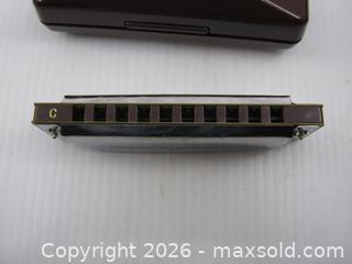 MaxSold Auction: Old Suzuki Folk Master 10 Hole Diatonic Harmonica Model 1072 - Esquimalt (British Columbia, Canada) SELLER MANAGED Downsizing Online Auction - Yarrow Place