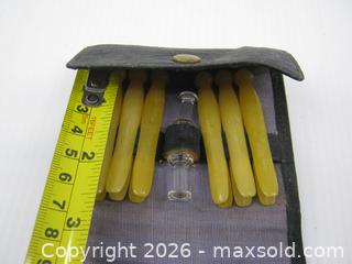 MaxSold Auction: Old Travel Clothesline & Peg Set w/ Original Leather Case - Esquimalt (British Columbia, Canada) SELLER MANAGED Downsizing Online Auction - Yarrow Place