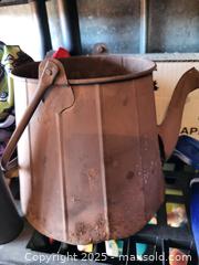 MaxSold Auction: Antique/Vintage Metal Coffee Kettle, Medium Size - Kingston (Ontario, Canada) SELLER MANAGED Downsizing Online Auction - Development Drive (STORAGE)