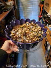 MaxSold Auction: Decorative Scalloped Planter with Succulents (Lot) - Kingston (Ontario, Canada) SELLER MANAGED Downsizing Online Auction - Development Drive (STORAGE)