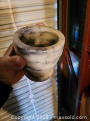 MaxSold Auction: Marble (Natural Stone) Mortar Bowl for Mortar & Pestle - Kingston (Ontario, Canada) SELLER MANAGED Downsizing Online Auction - Development Drive (STORAGE)