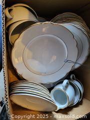 MaxSold Auction: S.C. Richard Porcelain Scalloped Plate with Gold Trim - Kingston (Ontario, Canada) SELLER MANAGED Downsizing Online Auction - Development Drive (STORAGE)