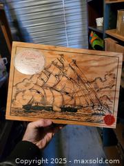 MaxSold Auction: Walker's Decorative Plywood Keepsake / Gift Box - Kingston (Ontario, Canada) SELLER MANAGED Downsizing Online Auction - Development Drive (STORAGE)