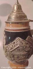 MaxSold Auction: Ceramic Beer Stein with Pewter Lid, Alpine Village Relief - Bowie (Maryland, USA) SELLER MANAGED Estate Sale Online Auction -  Chantilly Lane