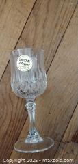 MaxSold Auction: Cristal d'Arques Lead Crystal Small Wine Glasses - Set of 4/6/8 - Bowie (Maryland, USA) SELLER MANAGED Estate Sale Online Auction -  Chantilly Lane