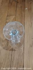 MaxSold Auction: Faceted-Stem Clear Wine Glass, Round Bowl, Approx. 7–8 in - Bowie (Maryland, USA) SELLER MANAGED Estate Sale Online Auction -  Chantilly Lane