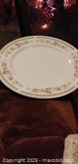 MaxSold Auction: Set of 8 Floral Border Porcelain Dinner Plates, 10–11in - Bowie (Maryland, USA) SELLER MANAGED Estate Sale Online Auction -  Chantilly Lane