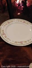 MaxSold Auction: Set of 8 Floral Border Porcelain Dinner Plates, 10–11in - Bowie (Maryland, USA) SELLER MANAGED Estate Sale Online Auction -  Chantilly Lane