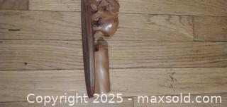 MaxSold Auction: Teak Carved Elephant Figurine on Base - Bowie (Maryland, USA) SELLER MANAGED Estate Sale Online Auction -  Chantilly Lane