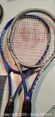 MaxSold Auction: Wilson (possibly mixed) Tennis Racket Lot, 2 - Bowie (Maryland, USA) SELLER MANAGED Estate Sale Online Auction -  Chantilly Lane