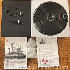 MaxSold Auction: DJ Hero 2 Turntable Controller &#38; Game (Nintendo Wii) - Cobourg (Ontario, Canada) SELLER MANAGED Reseller Online Auction - Spragge Crescent