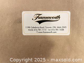 MaxSold Auction: Framed Super Bowl XLVI Budweiser Print (24 x 36 in) - Cobourg (Ontario, Canada) SELLER MANAGED Reseller Online Auction - Spragge Crescent