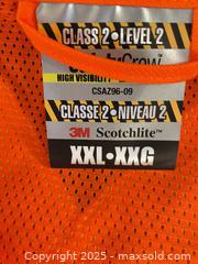 MaxSold Auction: High-Visibility Mesh Safety Vest XXL Orange Class 2 - Cobourg (Ontario, Canada) SELLER MANAGED Reseller Online Auction - Spragge Crescent
