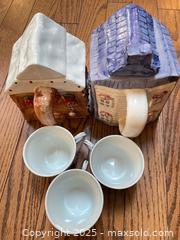 MaxSold Auction: Lot of 5 Ceramic/Porcelain Teapots & Small Teacups - Cobourg (Ontario, Canada) SELLER MANAGED Reseller Online Auction - Spragge Crescent