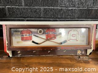 MaxSold Auction: Montreal Canadiens Framed Hockey Memorabilia Shadow Box - Cobourg (Ontario, Canada) SELLER MANAGED Reseller Online Auction - Spragge Crescent