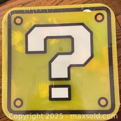 MaxSold Auction: Nintendo CultureFly Super Mario Question Block Gift/Lunchbox Set - Cobourg (Ontario, Canada) SELLER MANAGED Reseller Online Auction - Spragge Crescent