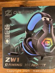 MaxSold Auction: Ozeino ZW1 Wired Gaming Headset USB + 3.5mm - Cobourg (Ontario, Canada) SELLER MANAGED Reseller Online Auction - Spragge Crescent