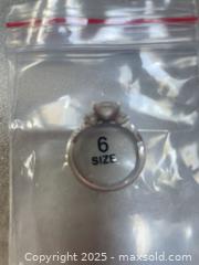 MaxSold Auction: Princess Cut Solitaire-Style Engagement Ring Size 6 - Cobourg (Ontario, Canada) SELLER MANAGED Reseller Online Auction - Spragge Crescent