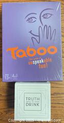 MaxSold Auction: Taboo & Truth or Drink Party Games - Cobourg (Ontario, Canada) SELLER MANAGED Reseller Online Auction - Spragge Crescent