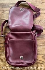 MaxSold Auction: U.S. Polo Assn. Small Burgundy Faux Leather Crossbody Bag - Cobourg (Ontario, Canada) SELLER MANAGED Reseller Online Auction - Spragge Crescent