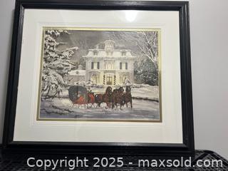 MaxSold Auction: Three Winter Scene Prints - Langford (British Columbia, Canada) SELLER MANAGED Downsizing Online Auction - Aggregate Court (CONDO)