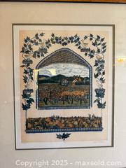 MaxSold Auction: 1980&#39;s Gail Packer (American), Signed &#38; Framed October Etching - San Francisco (California, USA) SELLER MANAGED Estate Sale Online Auction - Kenwood Way