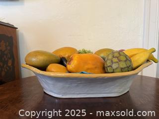 MaxSold Auction: Antique Hand Painted Italian Fruit Set. 20 Large Pieces!  - San Francisco (California, USA) SELLER MANAGED Estate Sale Online Auction - Kenwood Way