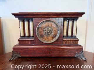 MaxSold Auction: Antique Seth Thomas 8 Day Adamantine Mantle Clock ~ Early 1900&#39;s - San Francisco (California, USA) SELLER MANAGED Estate Sale Online Auction - Kenwood Way
