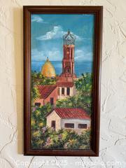 MaxSold Auction: Beautiful Oil Painting of Church of Our Lady Guadalupe - San Francisco (California, USA) SELLER MANAGED Estate Sale Online Auction - Kenwood Way