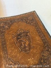 MaxSold Auction: Handmade Vintage Italian Brown Leather Notebook. Made in Italy - San Francisco (California, USA) SELLER MANAGED Estate Sale Online Auction - Kenwood Way