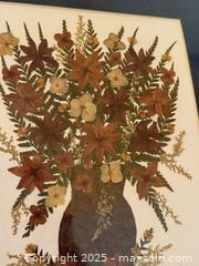 MaxSold Auction: Large Handmade Pressed Dried Real Flower Framed Collage - Floral Bouquet - San Francisco (California, USA) SELLER MANAGED Estate Sale Online Auction - Kenwood Way