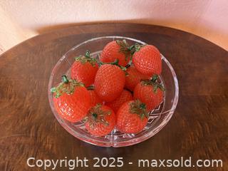 MaxSold Auction: Large Vintage Murano Glass Strawberry Sculptures  - San Francisco (California, USA) SELLER MANAGED Estate Sale Online Auction - Kenwood Way
