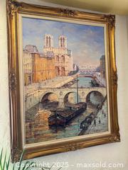 MaxSold Auction: Original Oil Painting by Pete Burnell - San Francisco (California, USA) SELLER MANAGED Estate Sale Online Auction - Kenwood Way