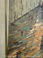 MaxSold Auction: Original Oil Painting by Pete Burnell - San Francisco (California, USA) SELLER MANAGED Estate Sale Online Auction - Kenwood Way