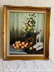 MaxSold Auction: Original Still Life Oil Painting - San Francisco (California, USA) SELLER MANAGED Estate Sale Online Auction - Kenwood Way