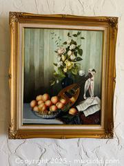 MaxSold Auction: Original Still Life Oil Painting - San Francisco (California, USA) SELLER MANAGED Estate Sale Online Auction - Kenwood Way
