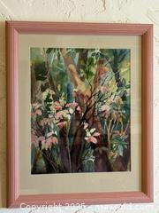 MaxSold Auction: Signed Original Water Color Wall Art of Flowers and Greenery  - San Francisco (California, USA) SELLER MANAGED Estate Sale Online Auction - Kenwood Way