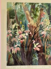 MaxSold Auction: Signed Original Water Color Wall Art of Flowers and Greenery  - San Francisco (California, USA) SELLER MANAGED Estate Sale Online Auction - Kenwood Way