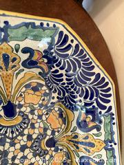 MaxSold Auction: URIARTE Talavera Pottery Sevilla Pattern Serving Bowl Dish - San Francisco (California, USA) SELLER MANAGED Estate Sale Online Auction - Kenwood Way
