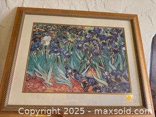 MaxSold Auction: Vincent Van Gogh Print : Iris - San Francisco (California, USA) SELLER MANAGED Estate Sale Online Auction - Kenwood Way