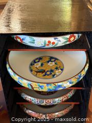 MaxSold Auction: Vintage Aritaware Azan Kiln Stacking Bowls In Organizer  - San Francisco (California, USA) SELLER MANAGED Estate Sale Online Auction - Kenwood Way