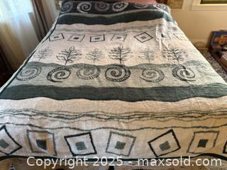 MaxSold Auction: Vintage Biederlack Blanket. New in package.  - San Francisco (California, USA) SELLER MANAGED Estate Sale Online Auction - Kenwood Way