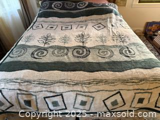 MaxSold Auction: Vintage Biederlack Blanket. New in package.  - San Francisco (California, USA) SELLER MANAGED Estate Sale Online Auction - Kenwood Way