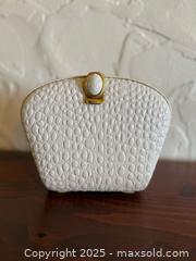 MaxSold Auction: Vintage Crocodile White Shoulder Bag - San Francisco (California, USA) SELLER MANAGED Estate Sale Online Auction - Kenwood Way