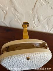 MaxSold Auction: Vintage Crocodile White Shoulder Bag - San Francisco (California, USA) SELLER MANAGED Estate Sale Online Auction - Kenwood Way