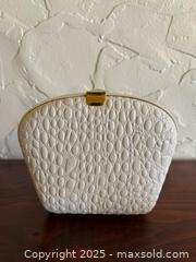 MaxSold Auction: Vintage Crocodile White Shoulder Bag - San Francisco (California, USA) SELLER MANAGED Estate Sale Online Auction - Kenwood Way